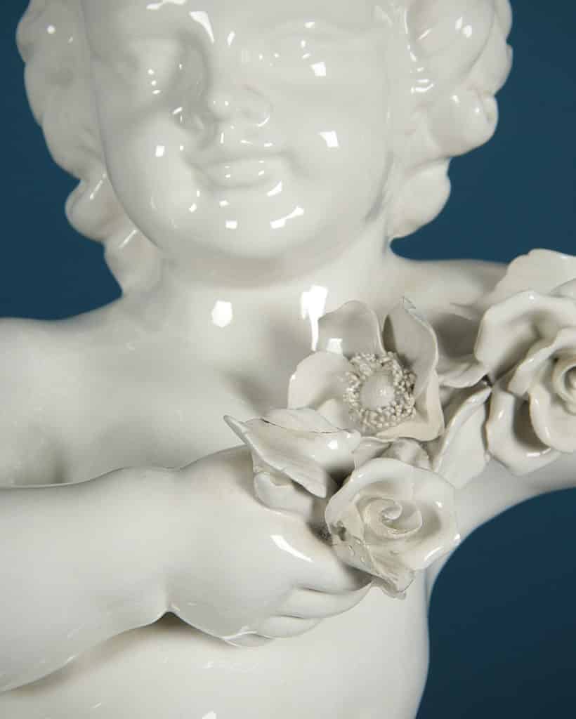 Four Large Italian Ceramic Putti c.1960 - Collinge Antiques