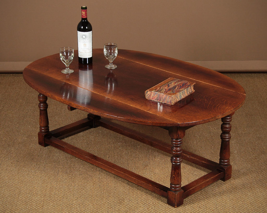 Oak Drop Leaf Coffee Table. Collinge Antiques