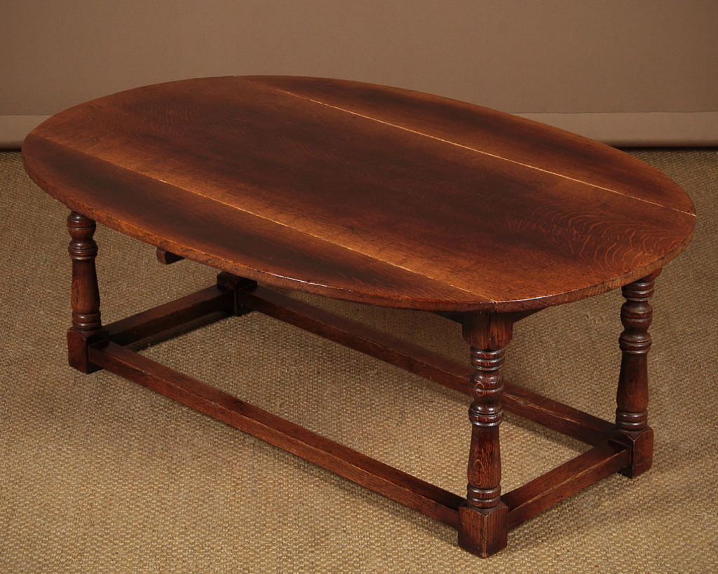 Oak Drop Leaf Coffee Table. Collinge Antiques