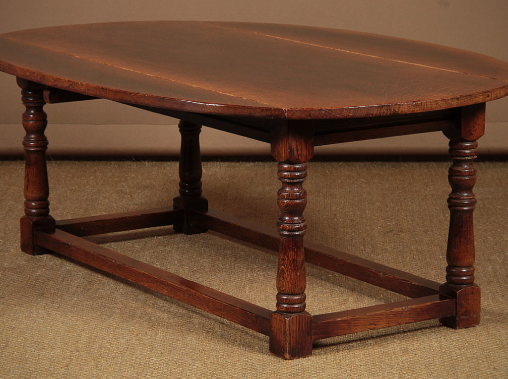 Oak Drop Leaf Coffee Table. Collinge Antiques