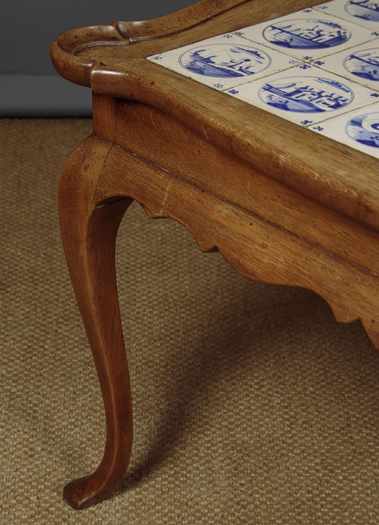 Delft Tile Top Coffee Table c.1930 - Collinge Antiques