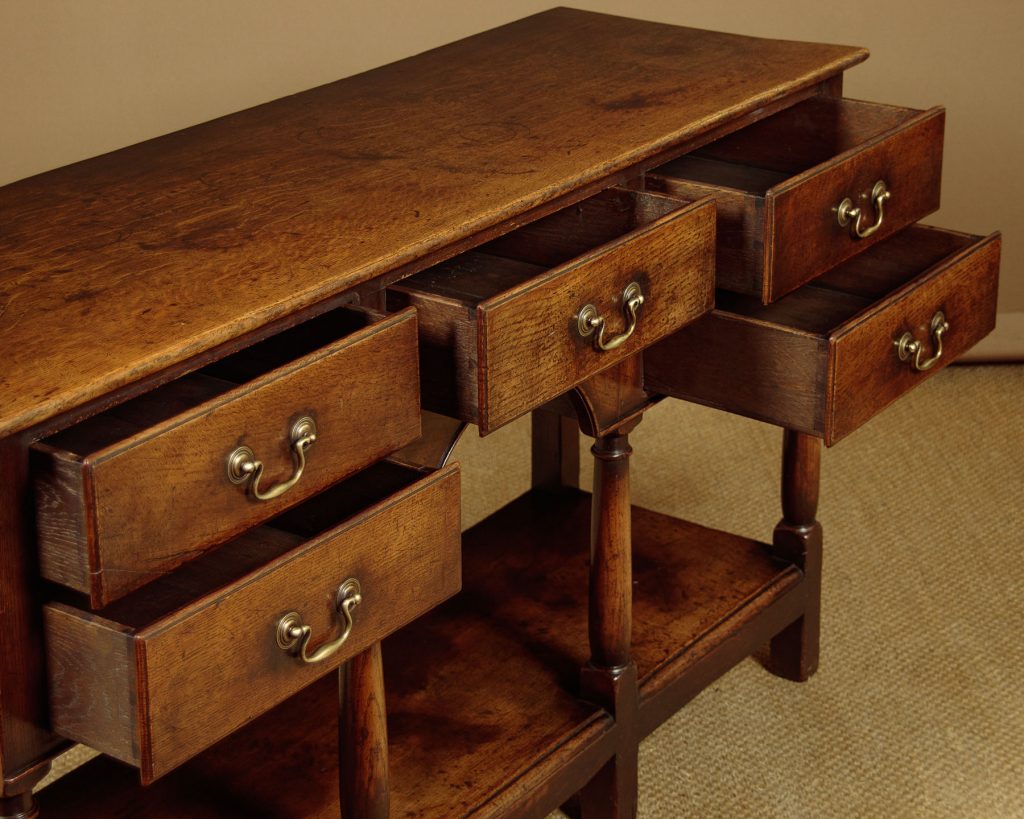 Small Oak Dresser Base Collinge Antiques