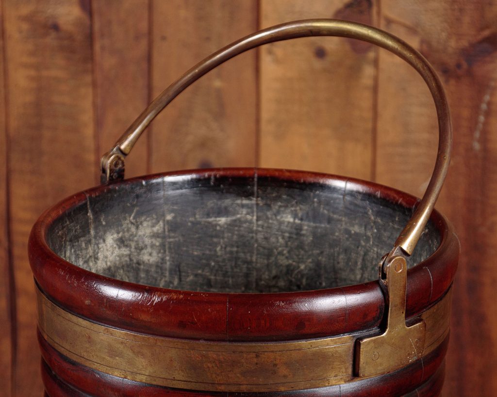 Pair of Irish Mahogany Peat Buckets c.1840 Collinge Antiques