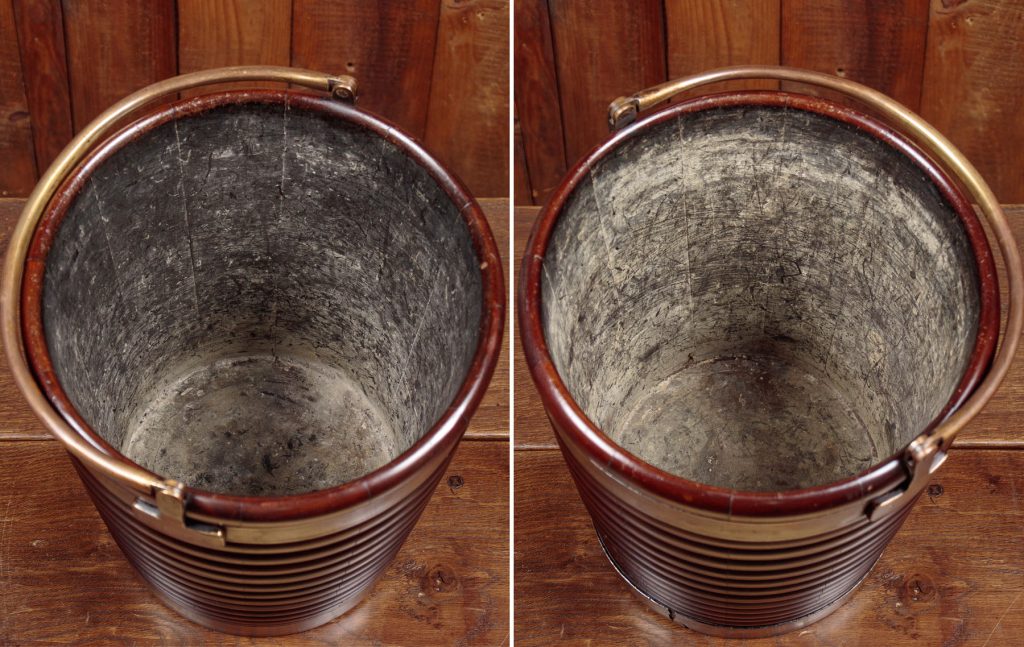 Pair of Irish Mahogany Peat Buckets c.1840 Collinge Antiques