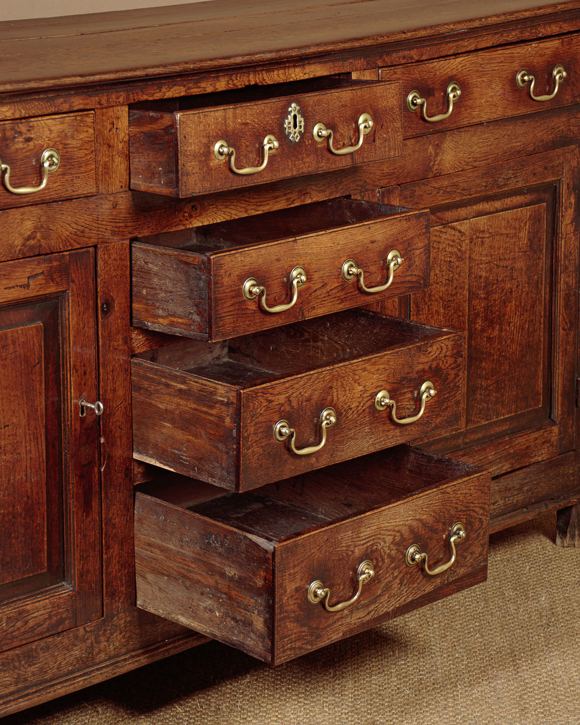 Oak Welsh Dresser Base c.1760 Collinge Antiques